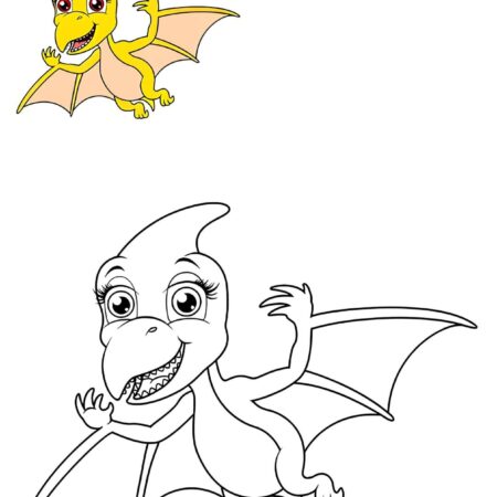 Desenhos de Dinossauros Para Colorir e Pintar Imprimir PDF