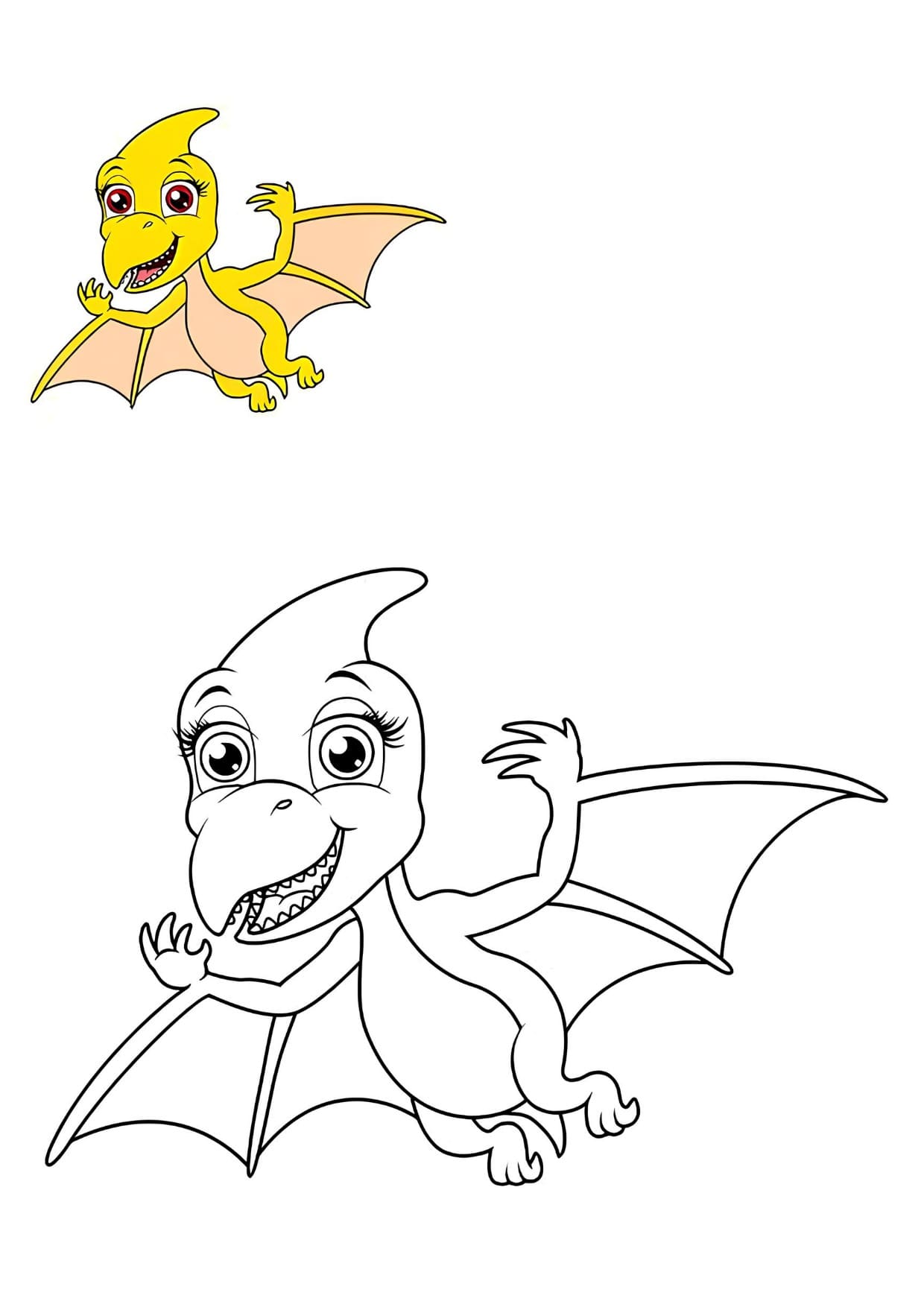 Desenhos de Dinossauros Para Colorir e Pintar Imprimir PDF
