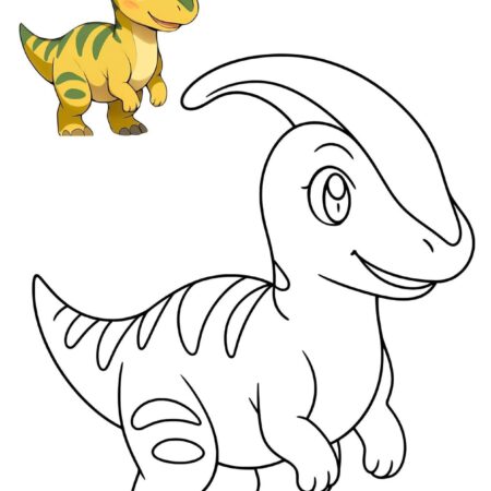 Desenhos de Dinossauros Para Colorir e Pintar Imprimir PDF