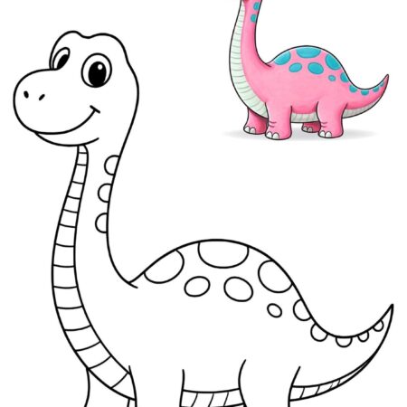 Desenhos de Dinossauros Para Colorir e Pintar Imprimir PDF