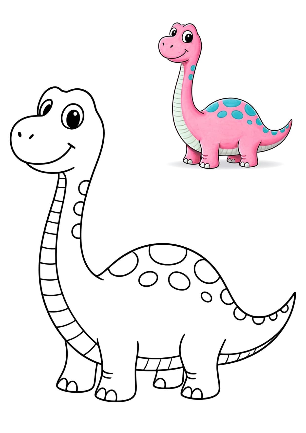 Desenhos de Dinossauros Para Colorir e Pintar Imprimir PDF