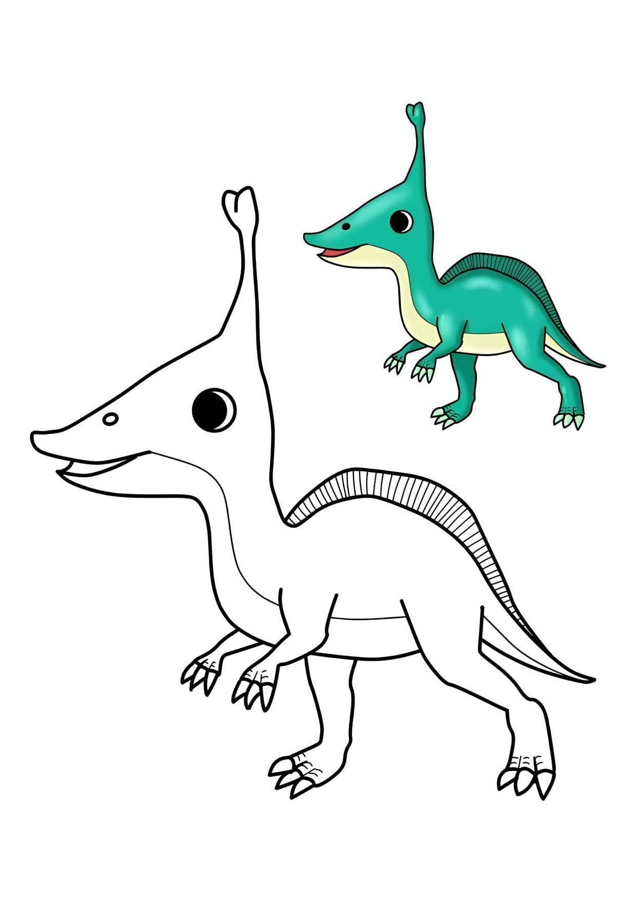 Desenhos de Dinossauros Para Colorir e Pintar Imprimir PDF
