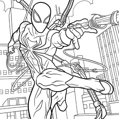 Desenhos do Homem Aranha Para Colorir Imprimir PDF