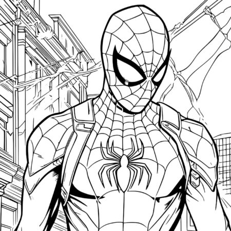 Desenhos do Homem Aranha Para Colorir Imprimir PDF