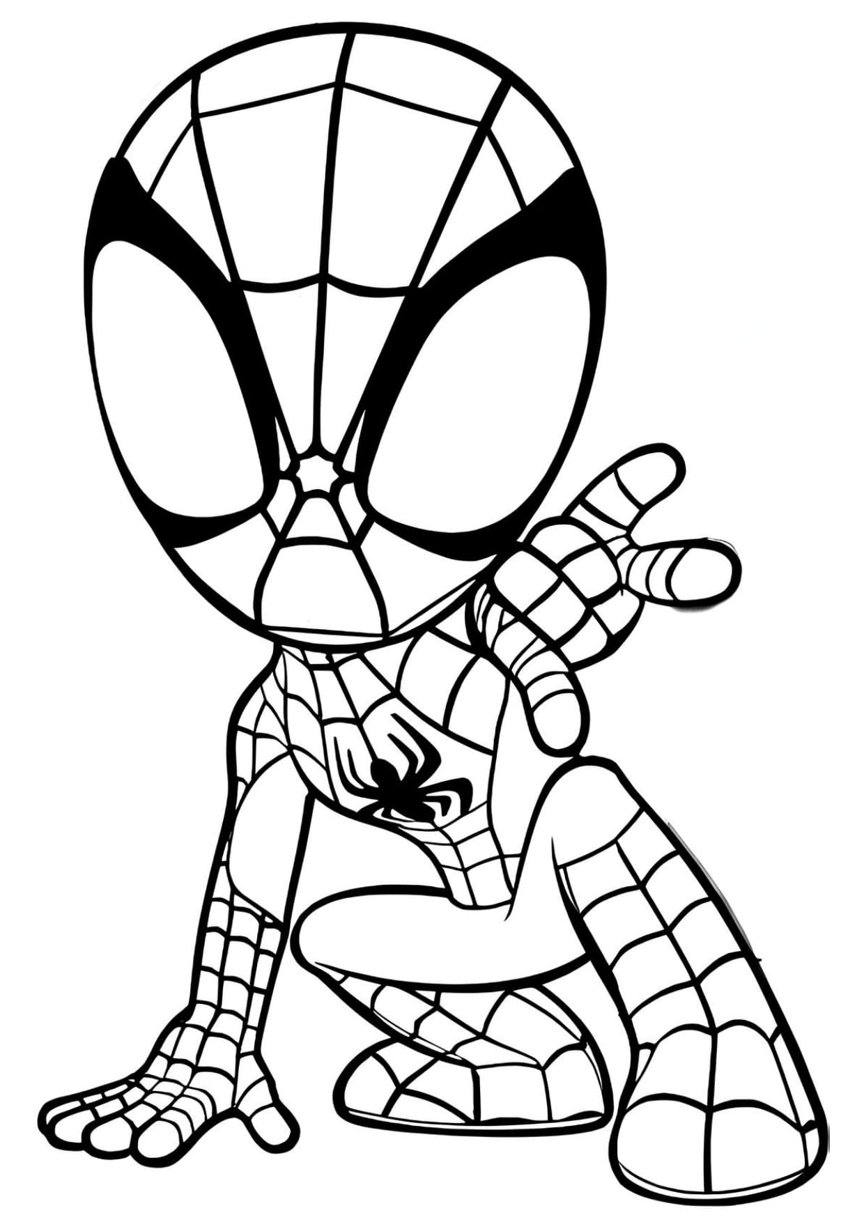 Desenhos do Homem Aranha Para Colorir Imprimir PDF