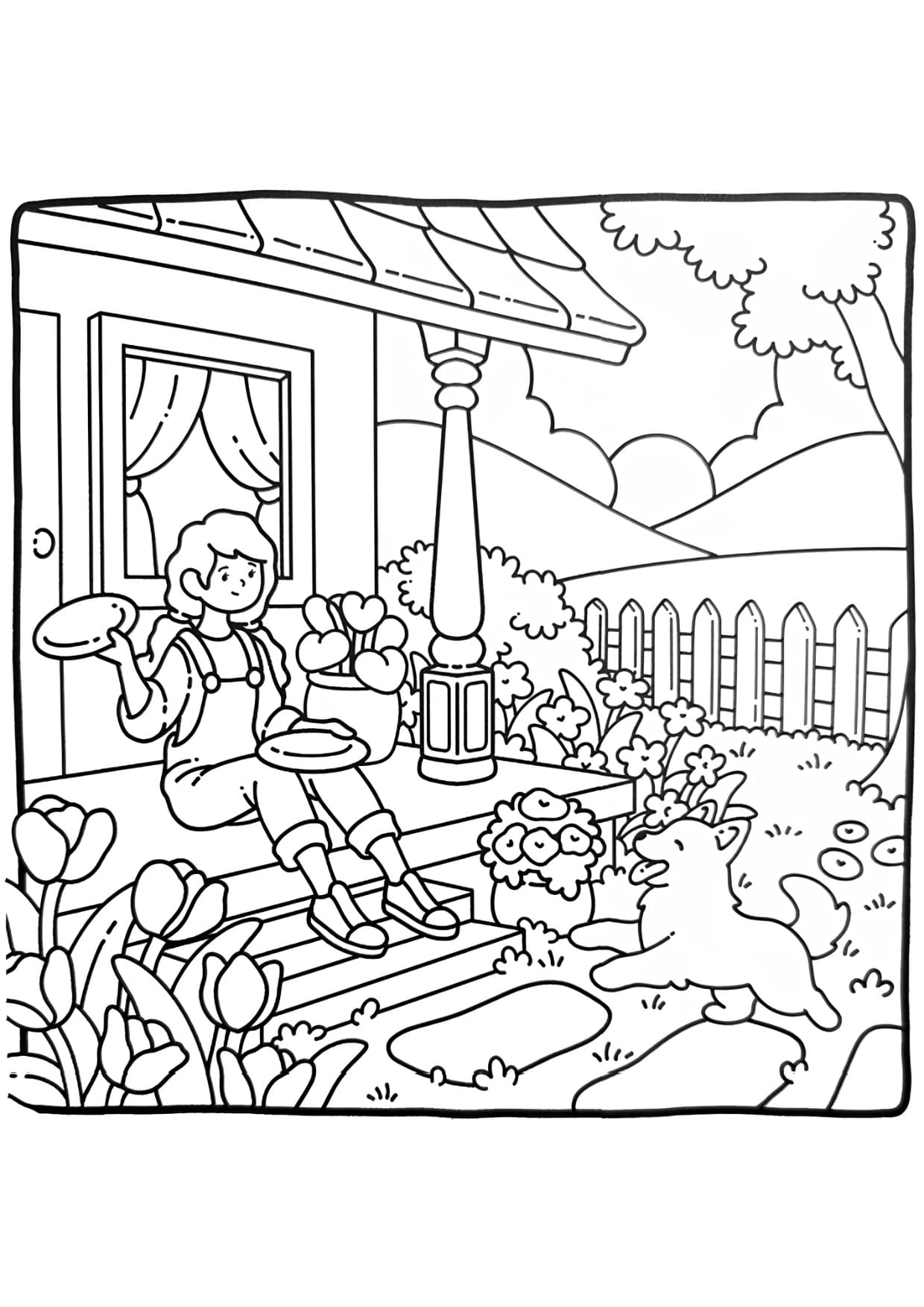 Desenhos Para Colorir Terapia Imprimir PDF Vida Aconchegante