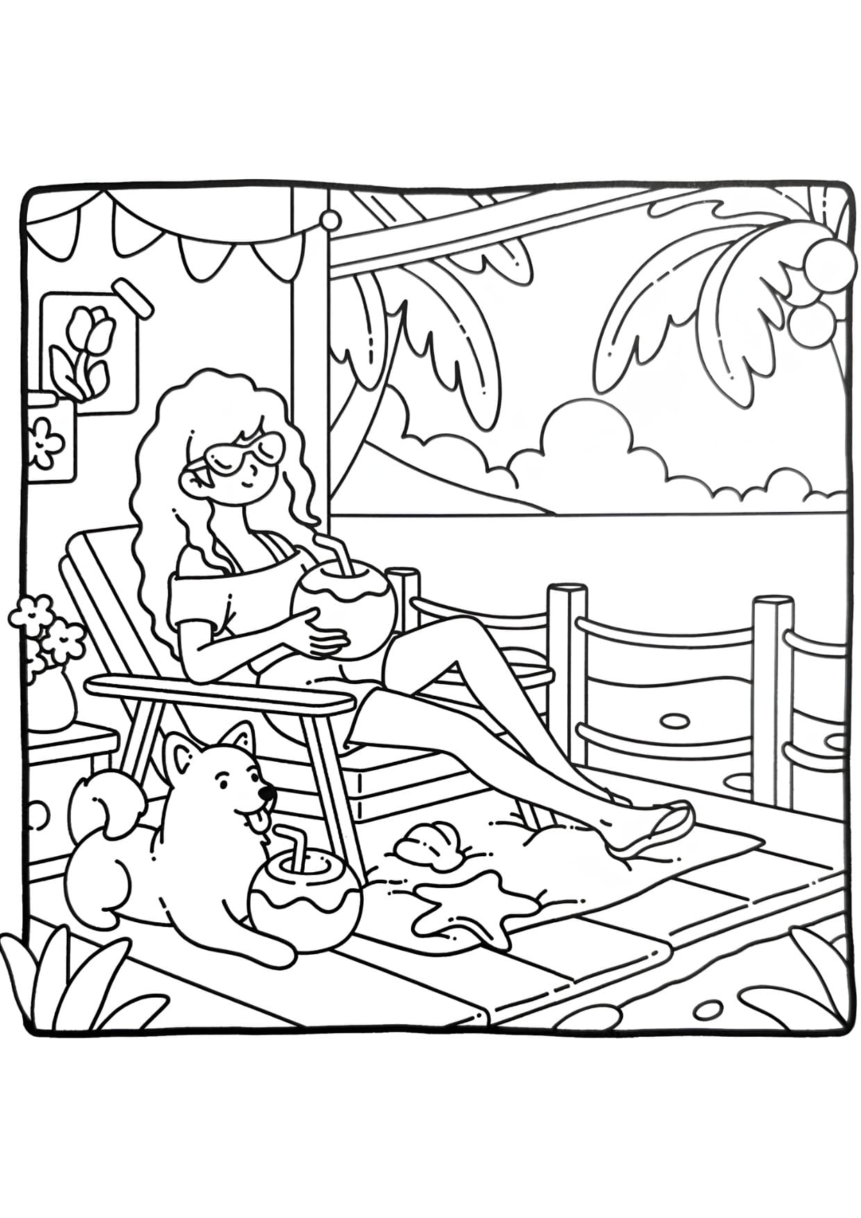 Desenhos Para Colorir Terapia Imprimir PDF Vida Aconchegante
