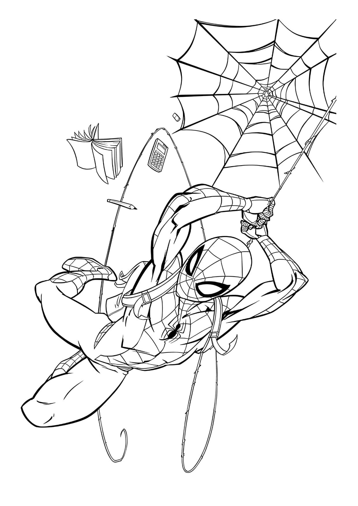Homem Aranha Desenhos Para Colorir Imprimir PDF