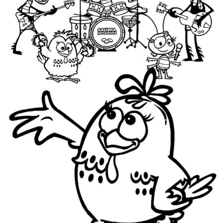 Desenhos da Galinha Pintadinha Para Colorir e Imprimir PDF
