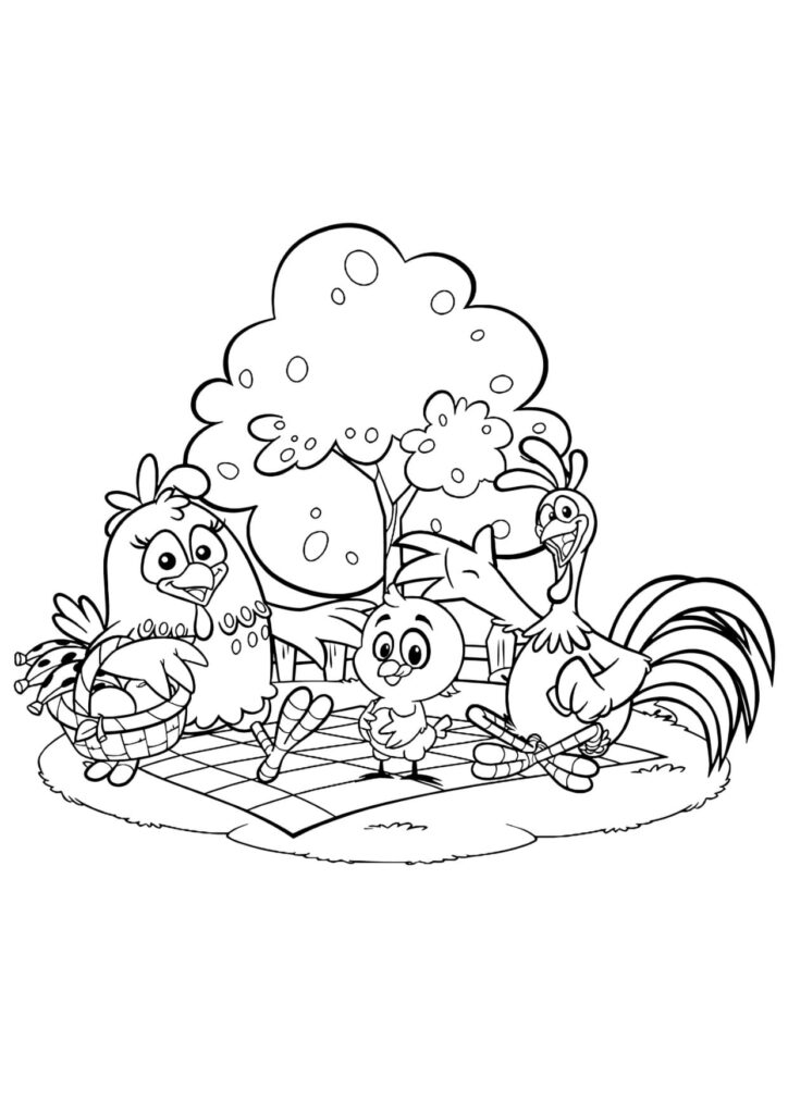 Desenhos da Galinha Pintadinha Para Colorir e Imprimir PDF