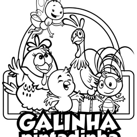 Desenhos da Galinha Pintadinha Para Colorir e Imprimir PDF