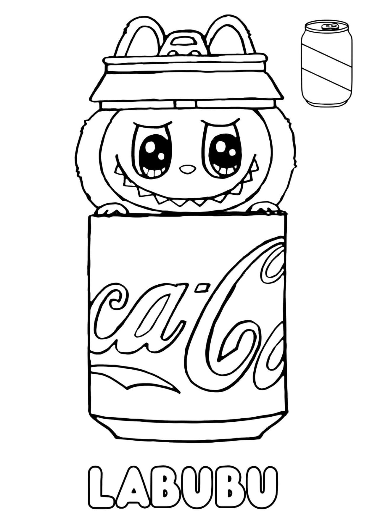 Desenhos de Labubu Para Colorir e Imprimir PDF