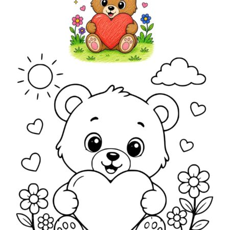 Desenhos Fofos Para Colorir de Animais Imprimir PDF