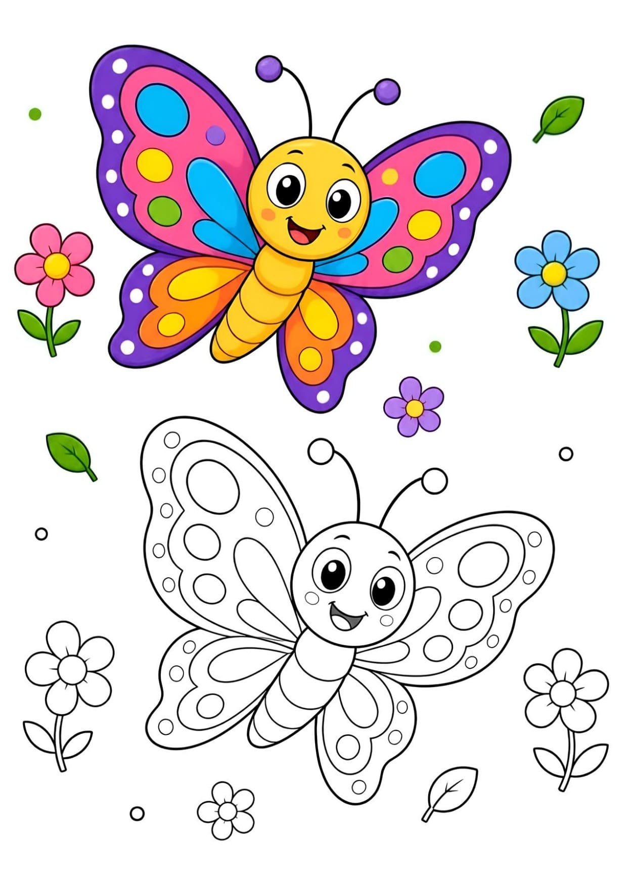 Desenhos de Animais Fofos Para Colorir Infantil - Imprimir PDF