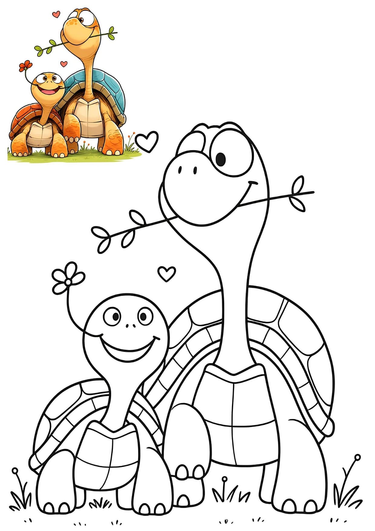 Desenhos de Animais Fofos Para Colorir Infantil - Imprimir PDF