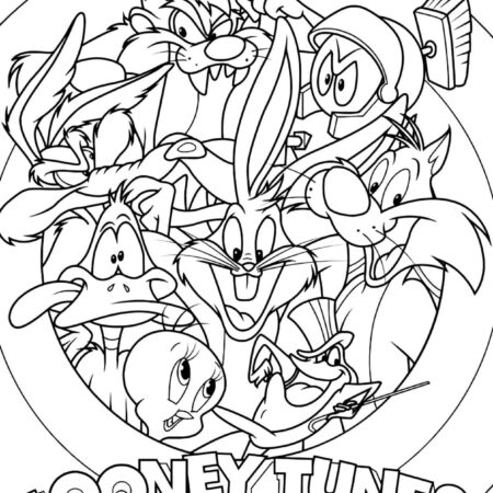 Desenho Lonney Tunes Para Colorir e Imprimir PDF