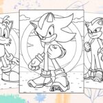 Desenhos do Sonic Para Imprimir e Colorir PDF Grátis