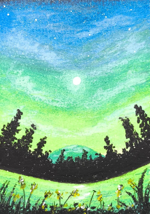 Curso Online de Pintura com Giz Pastel Oleoso Paisagens