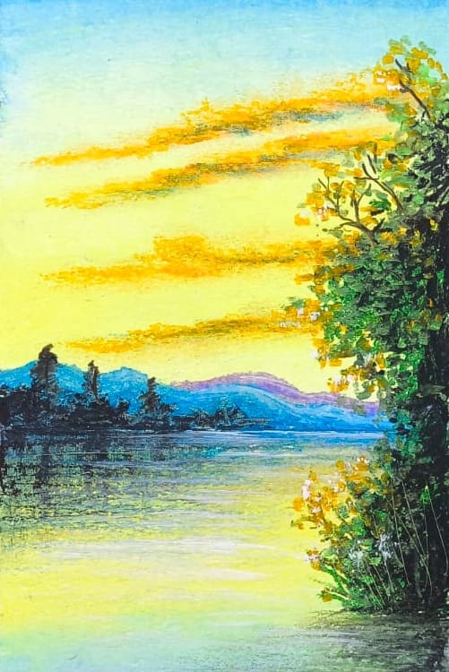 Curso Online de Pintura com Giz Pastel Oleoso Paisagens