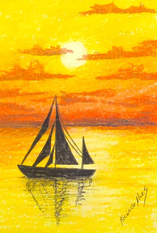 Curso Online de Pintura com Giz Pastel Oleoso Paisagens