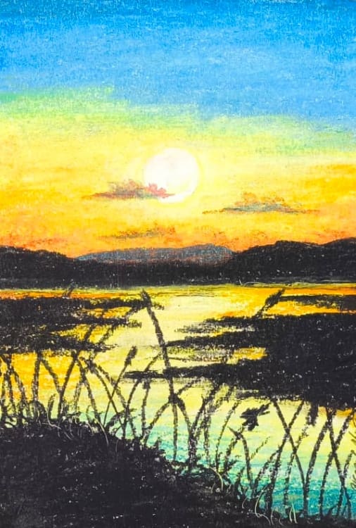 Curso Online de Pintura com Giz Pastel Oleoso Paisagens