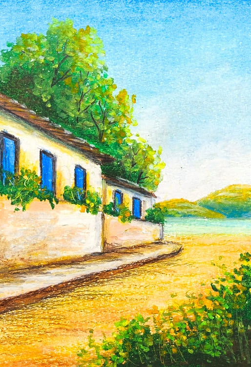 Curso Online de Pintura com Giz Pastel Oleoso Paisagens