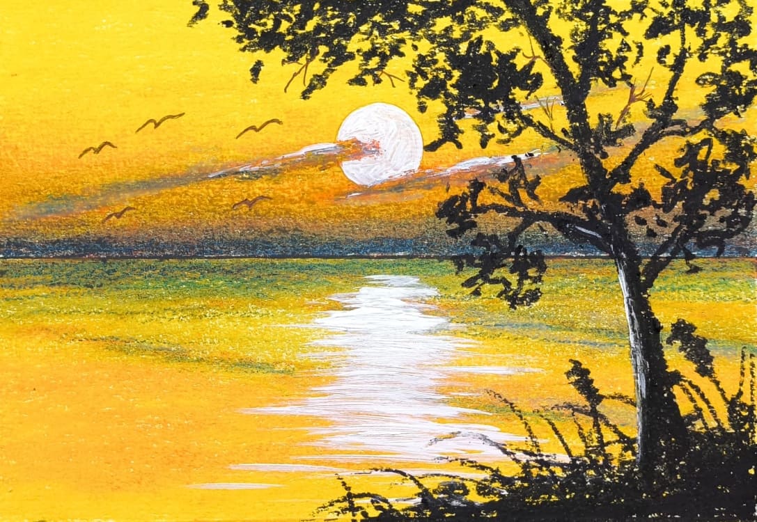 Curso Online de Pintura com Giz Pastel Oleoso Paisagens