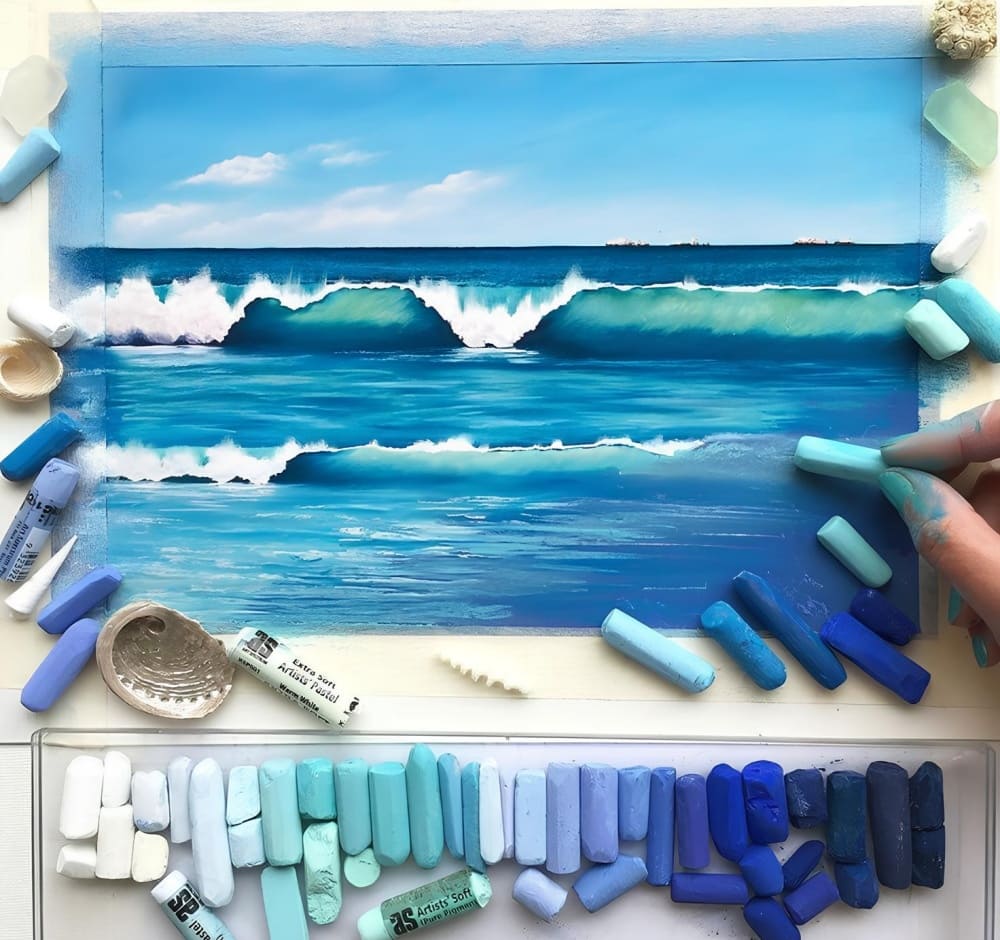 Curso de Pintura Giz Pastel Paisagens Para Iniciantes Online