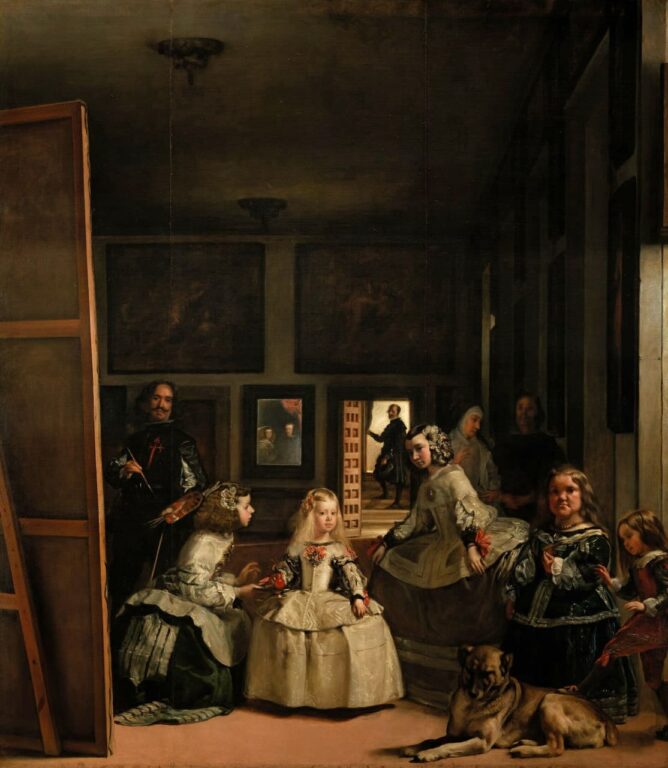Pintura As Meninas de Diego Velázquez do Barroco