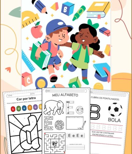 Atividades de Alfabetização e Letramento Infantil PDF 1 Ano