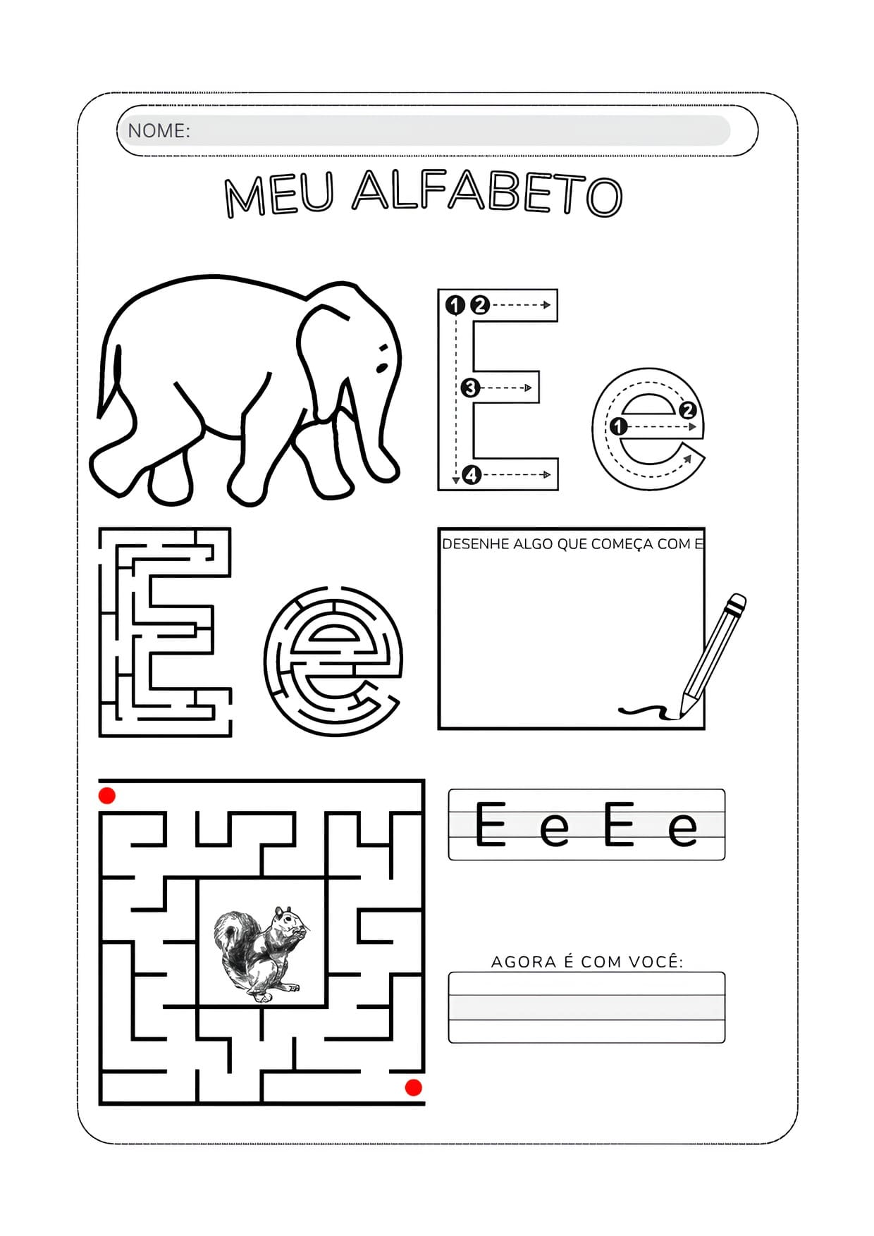 Atividades de Alfabetização e Letramento Infantil 1 Ano PDF Atividades de Alfabetização e Letramento Infantil 1 Ano PDF