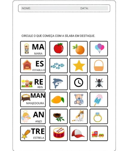 Atividades Para Alfabetização Infantil Sequencia Didática PDF
