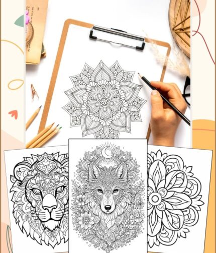 Pacote 365 Desenhos Mandalas Para Adultos Colorir PDF