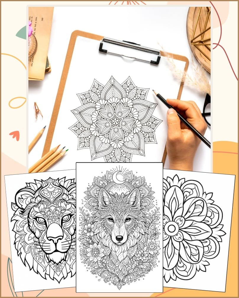 Pacote 365 Desenhos Mandalas Para Adultos Colorir PDF Pacote 365 Desenhos Mandalas Para Adultos Colorir PDF