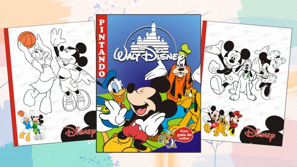Livro de Colorir Para Imprimir PDF com Desenhos Disney