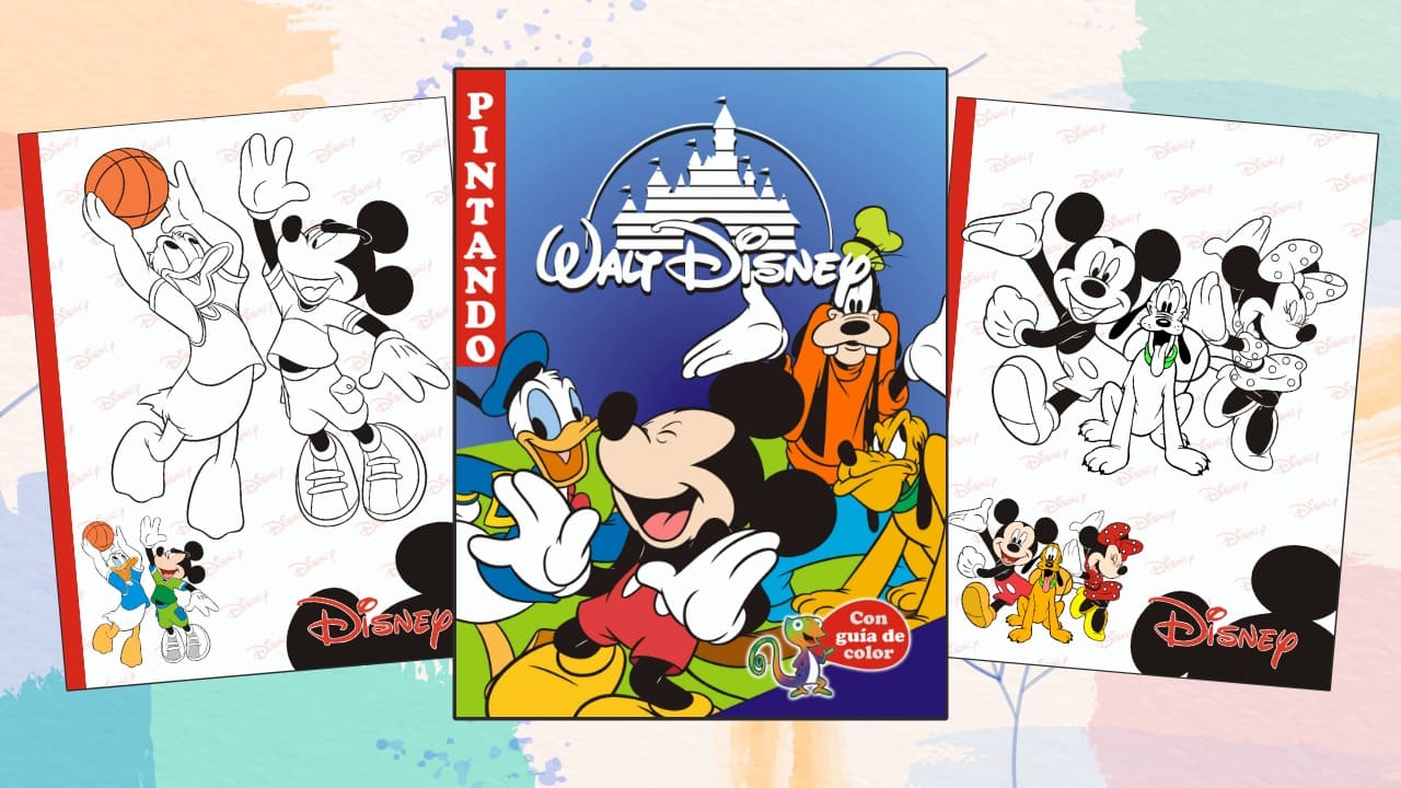 Livro de Colorir Para Imprimir PDF com Desenhos Disney