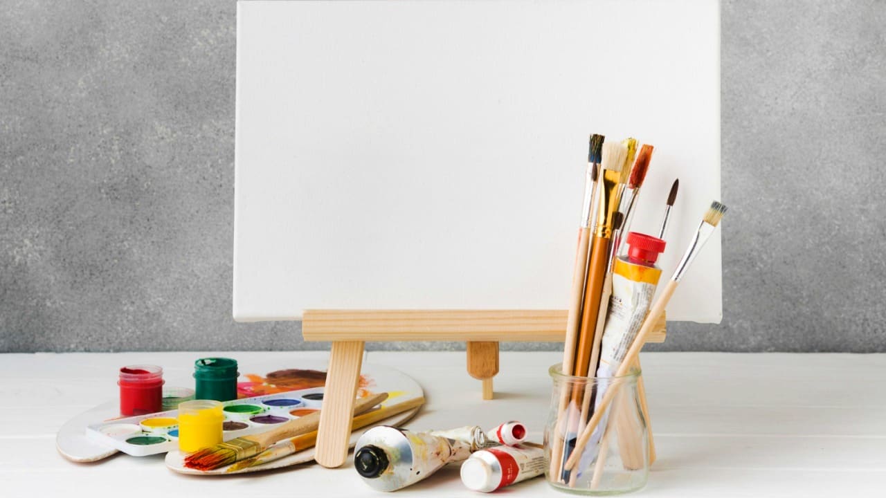 Pintura em Tela Para Iniciantes Paisagem Fácil: 4 Aulas